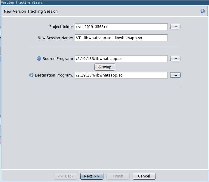 New Version Tracking Session