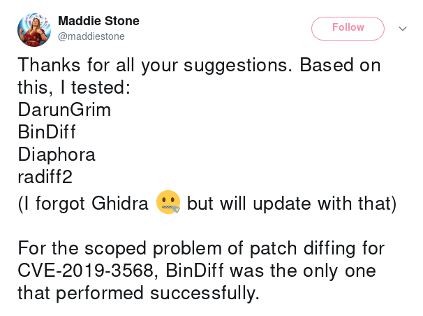 https://twitter.com/maddiestone/status/1182749408703721472